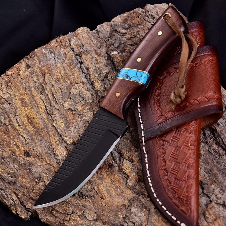 Horse rasp Cowboy knife with Sheath image 0