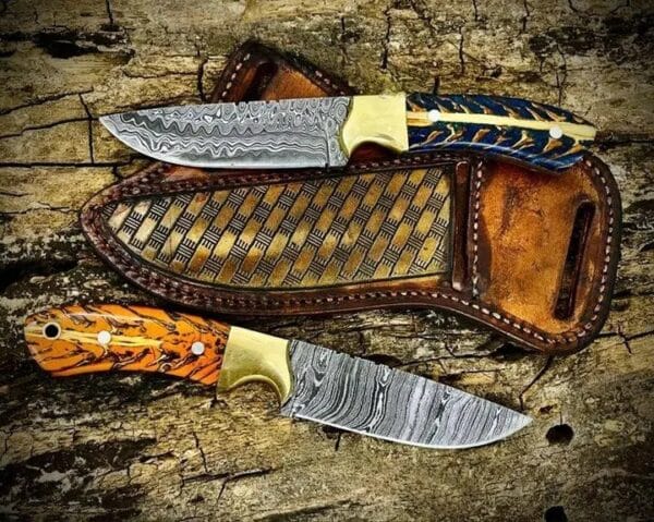 Cowboy knife and sheath set New year offer Buy 1 get 1 free.